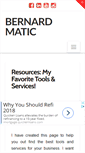 Mobile Screenshot of bernardmatic.com